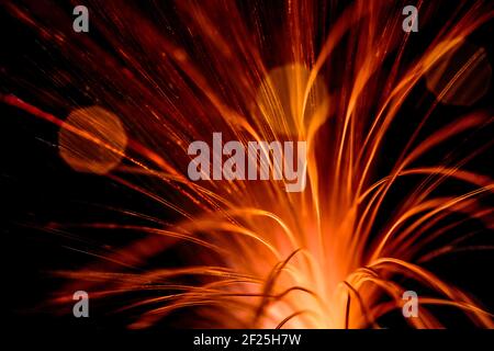 Fibre Optic Abstract Stock Photo