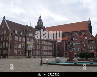 the city of coesfeld in the german westphalia Stock Photo