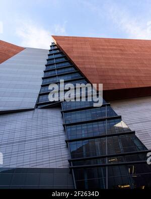 A section of building C at the World Market Center in Las Vegas, NV Stock Photo