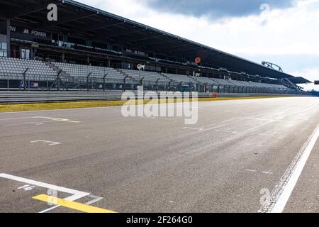 Nürburgring, empty seats, no races, no events Stock Photo