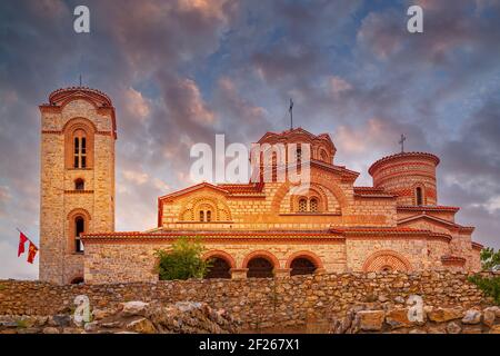 Church, Plaosnik, Ohrid, North Macedonia Stock Photo