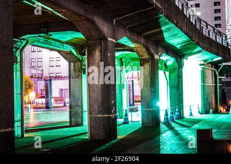 Elephant nose Park of illumination Stock Photo