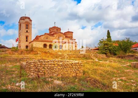 Church, Plaosnik, Ohrid, North Macedonia Stock Photo