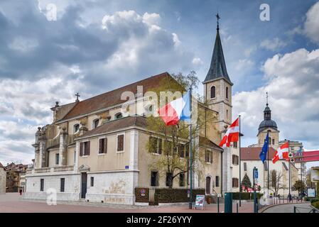 Church of St. Francis, Annecy, France Stock Photo