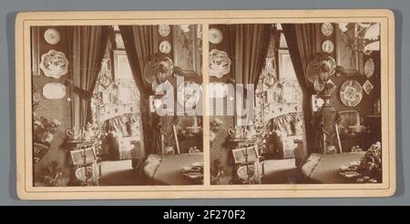 Curated visual reference: Old Anonymous Building Interior Design Inspiration Reference: Interior Of The Living Room Around 1900 Anonymous 1890