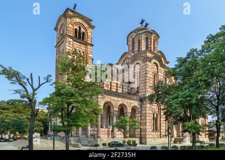 St. Mark Church, Belgrade, Serbia Stock Photo