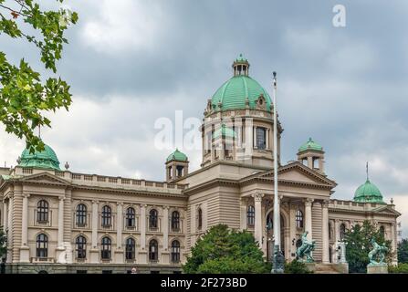 National Assembly of the Republic of Serbia, Belgade Stock Photo