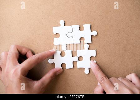 Business strategy partnership and teamwork concept. Stock Photo