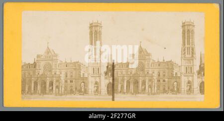 View of the Église Saint-Germain-l'Auxerrois in Paris .. Stock Photo