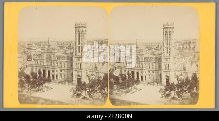 View of the Église Saint-Germain-l'Auxerrois in Paris .. Stock Photo