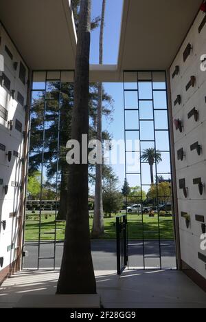 Los Angeles, California, USA 9th March 2021 A general view of atmosphere of Pierce Brothers Westwood Village Memorial Park on March 9, 2021 in Los Angeles, California, USA. Photo by Barry King/Alamy Stock Photo Stock Photo