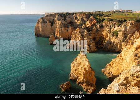 Ponta da Piedade in Lagos, in Portugal Stock Photo