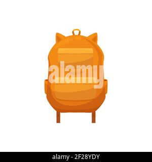 Back to school. Cute schoolboy with rucksack waving hand. Funny kid ...