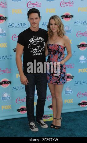 Bridgit Mendler at Teen Choice Awards 2013 at the Universal Amphitheatre in Los Angeles.CA. Stock Photo