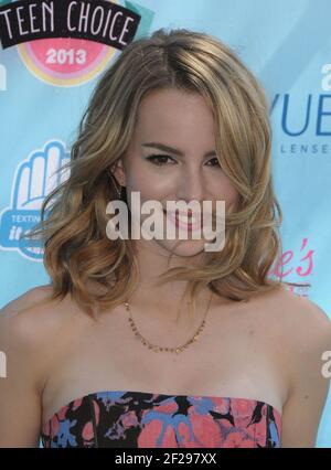 Bridgit Mendler at Teen Choice Awards 2013 at the Universal Amphitheatre in Los Angeles.CA. Stock Photo