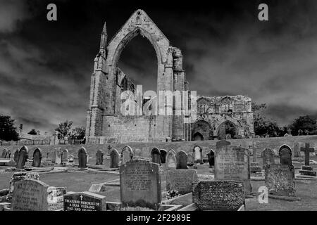 Bolton Abbey in Wharfedale, North Yorkshire, England Stock Photo