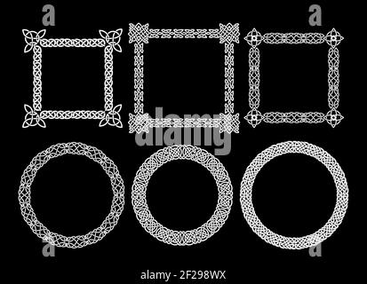 Vector decorative frames  for a photo, picture, portrait or text Stock Vector