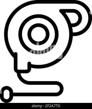 Dog extending leads icon. Outline dog extending leads vector icon color ...