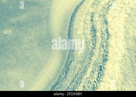 Texture of the salt. Close up of lake. Stock Photo