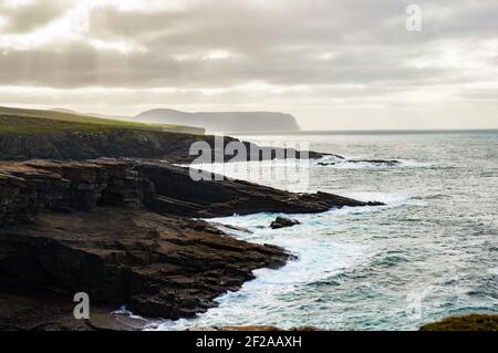 Yesnaby, Orkney,Scotland Stock Photo