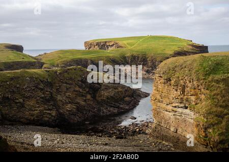 Yesnaby, Orkney,Scotland Stock Photo
