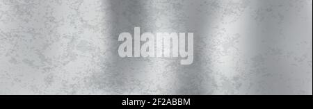 Panoramic metal background with rust - Vector Stock Vector
