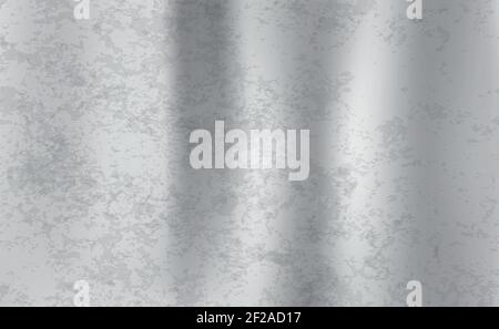 Panoramic metal background with rust - Vector Stock Vector