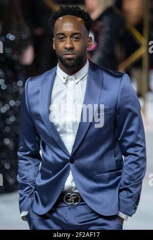 London, UK. 20th November 2019. Shakka attending 'Charlie's Angels' UK premiere, Curzon Mayfair, London. Credit: Scott Garfitt /Empics/Alamy Live News Stock Photo