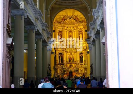 Ecuador Guayaquil - Catholic church San Francisco - Iglesia de San Francisco Stock Photo