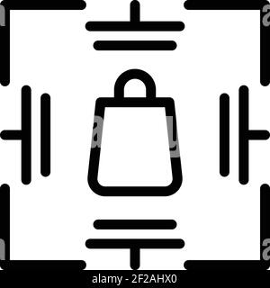 Content campaign icon. Outline content campaign vector icon for web design isolated on white background Stock Vector