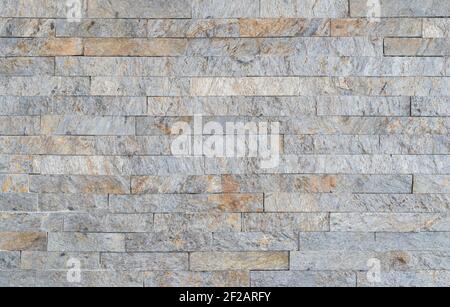 Close up on a decorative stone wall in the room Stock Photo