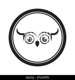 Owl logo and icon concept. Logo available in vector. Stock Vector