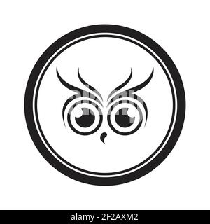 Owl logo and icon concept. Logo available in vector. Stock Vector