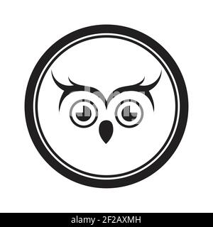 Owl logo and icon concept. Logo available in vector. Stock Vector