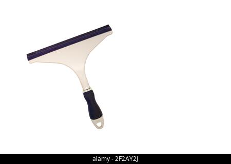 scraper for cleaning the Windows on a white background Stock Photo