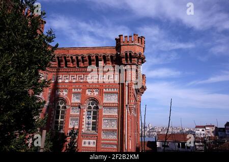 istanbul,Turkey : Phanar Greek Orthodox College in Istanbul Stock Photo