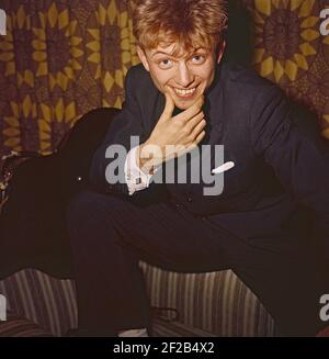 Tommy Steele. English entertainer regarded as Britain's first teen idol and rock and roll star. Born december 17 1936. Pictured during a visit to Stockholm in the 1950s. Stock Photo