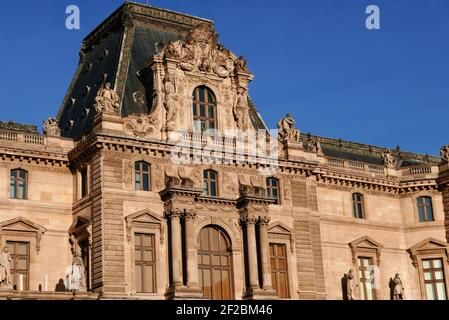 Pavillon Colbert, Louvre Museum,Paris, France Stock Photo