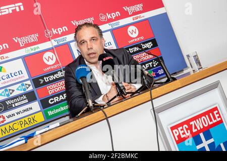 ZWOLLE, NETHERLANDS - MARCH 9: head coach Francesco Farioli of AFC Ajax ...