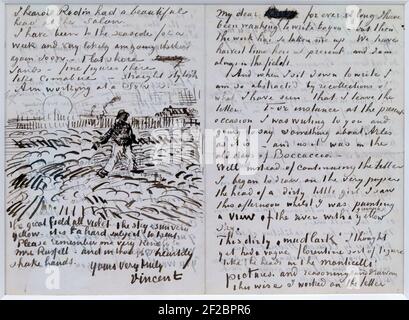 John Peter Russell Vincent van Gogh 1886 Stock Photo - Alamy
