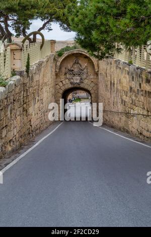 Mdina, also known as Silent City, is the first capital of Malta. Stock Photo