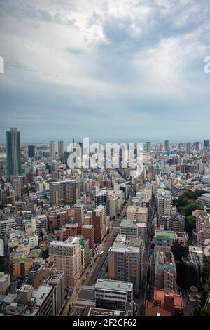City Skyline in Kobe, Japan Stock Photo