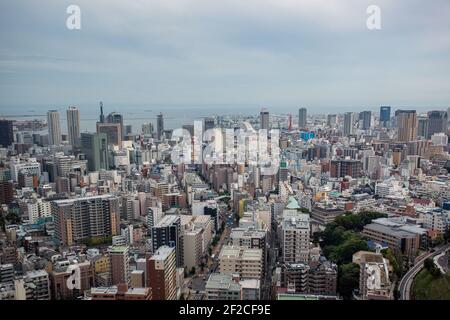 City Skyline in Kobe, Japan Stock Photo