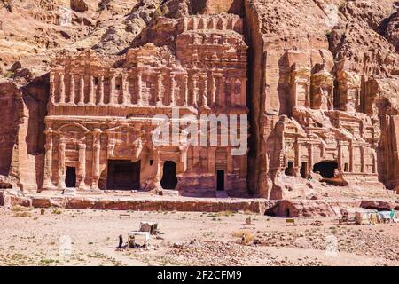 The Corinthian tomb and the Palace tomb which are part the Royal Tombs ...