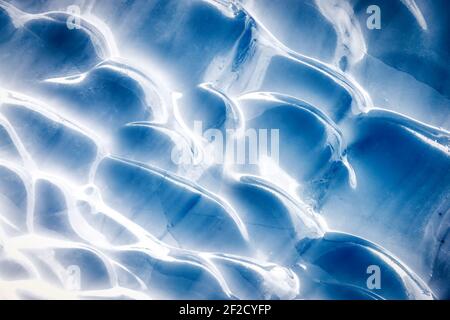 Beautiful View of the Ice Cave in the Alpines Stock Photo