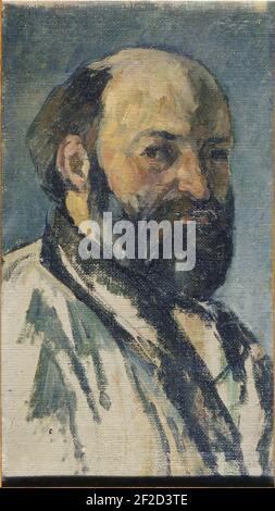 Portrait de l'artiste, par Paul Cézanne, FWN 444. Stock Photo