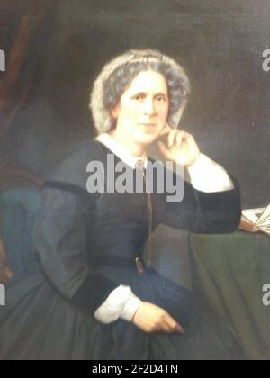 Portrait de Suzanne Higgs (épouse de Gaspard Malo Stock Photo - Alamy