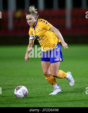 Everton's Izzy Christiansen during the FA Women's Super League match at the SportNation.bet Stadium, Solihull. Picture date: Thursday March 11, 2021. Stock Photo