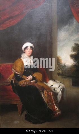 Portrait of Eleanor, Lady Wigram, by Thomas Lawrence. Stock Photo