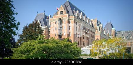 Empress Hotel Victoria BC Stock Photo